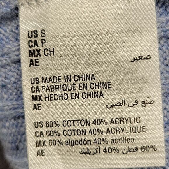 Karen Scott Crewneck Cable-Knit Sweater Sz S - Picture 8 of 11